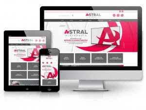 criação sites e desenvolvimento sites - Lojas (Personalizadas) - Eletronica Astral